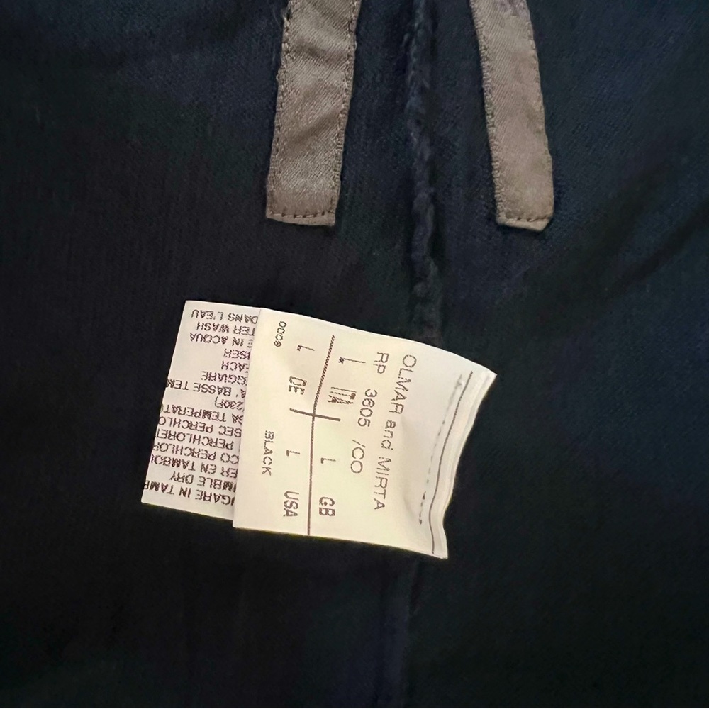 NWOT RICK OWENS Fine Knit Black Jogger Pants - Picture 7 of 7